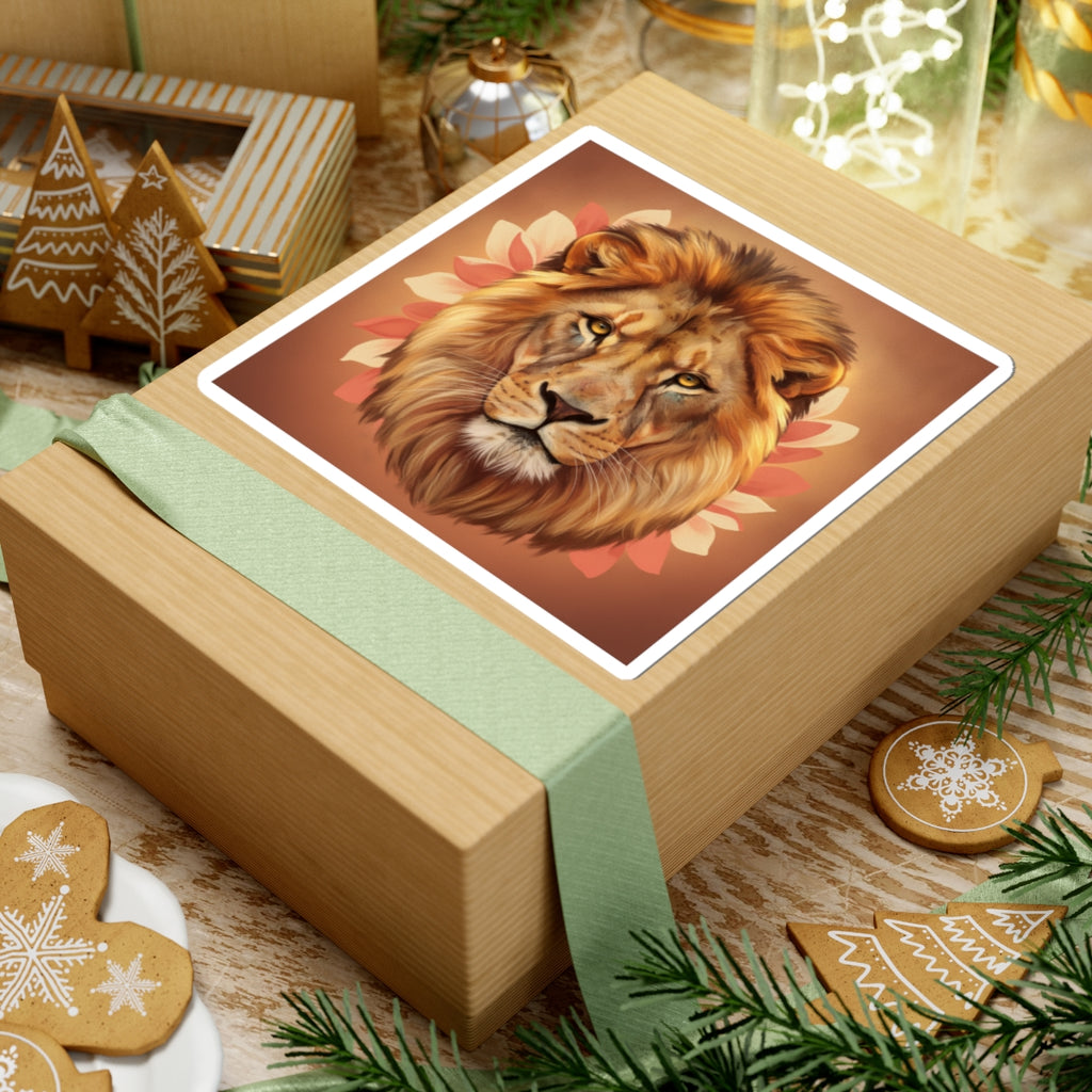 Southern Sunset — Lion — Kiss-Cut Sticker