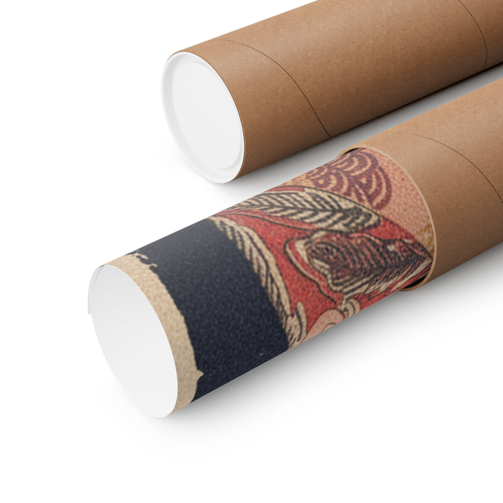 Japanese Street — Courtesan With Branch Of Seri — Matte Poster
