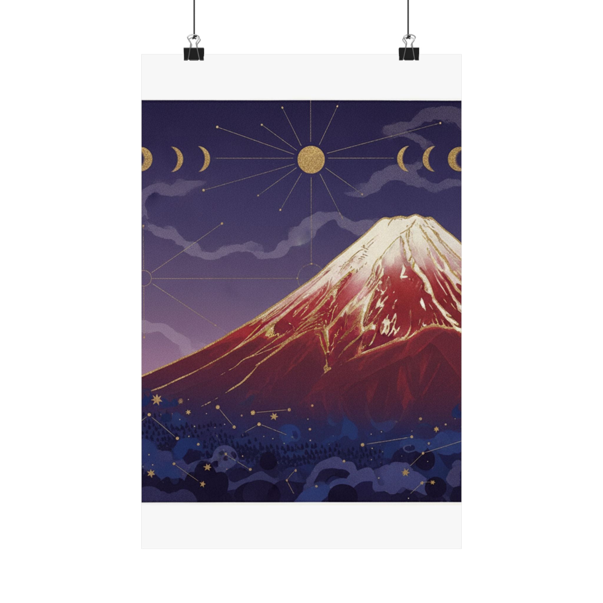 Celestial — South Wind, Clear Sky (Gaifū Kaisei), Also Known As Red Fuji, From The Series Th — Matte Poster