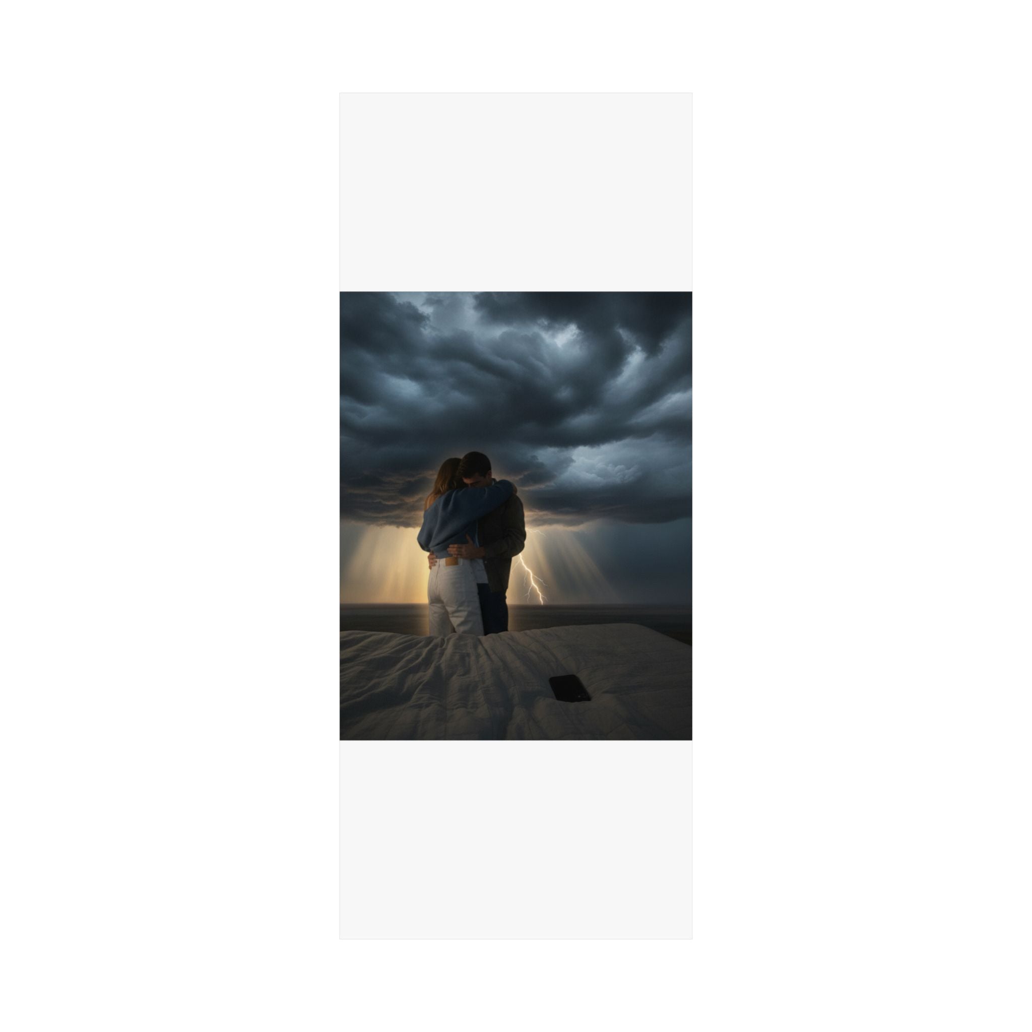 Dramatic Storm — Person — Matte Poster