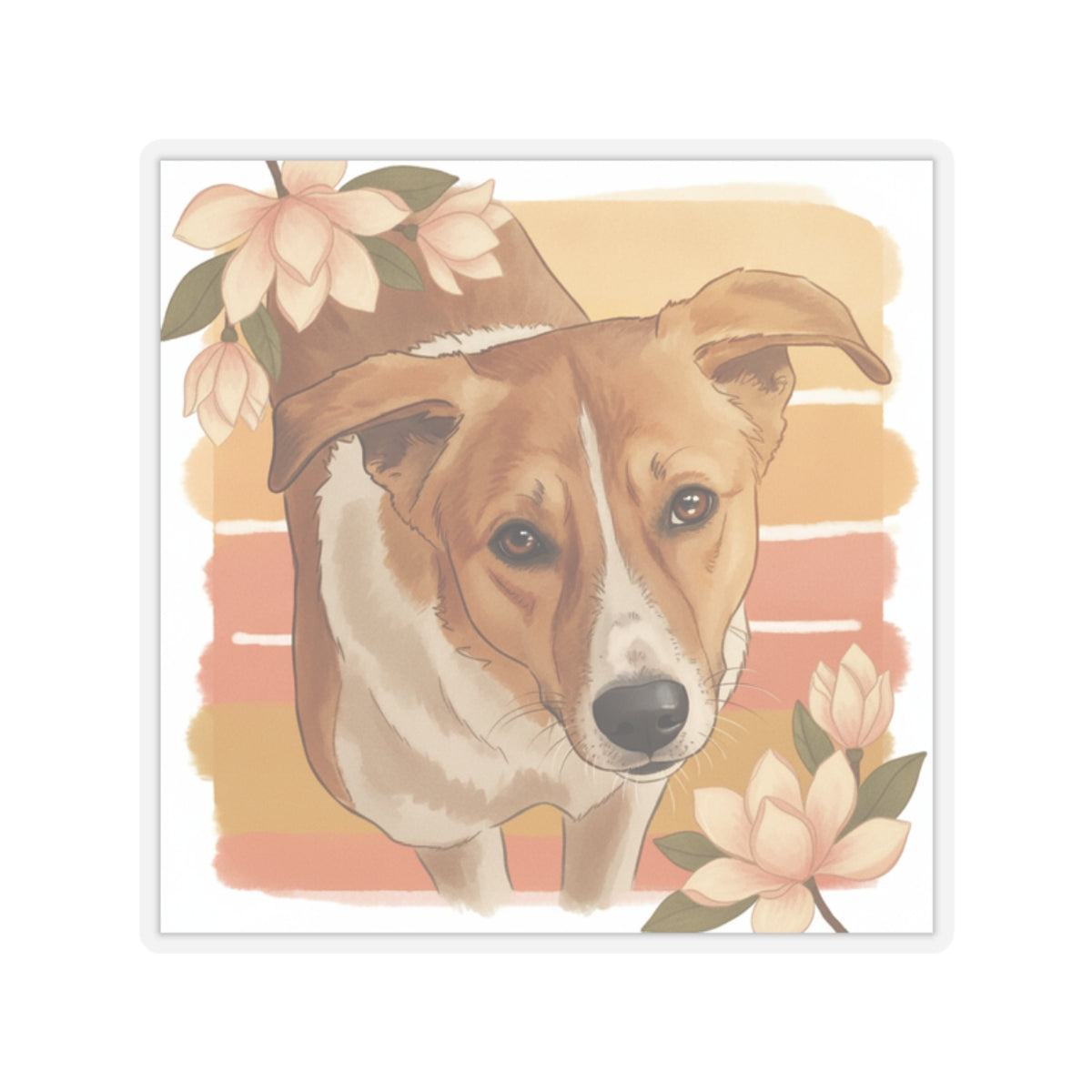 Southern Sunset — Dog — Kiss-Cut Sticker