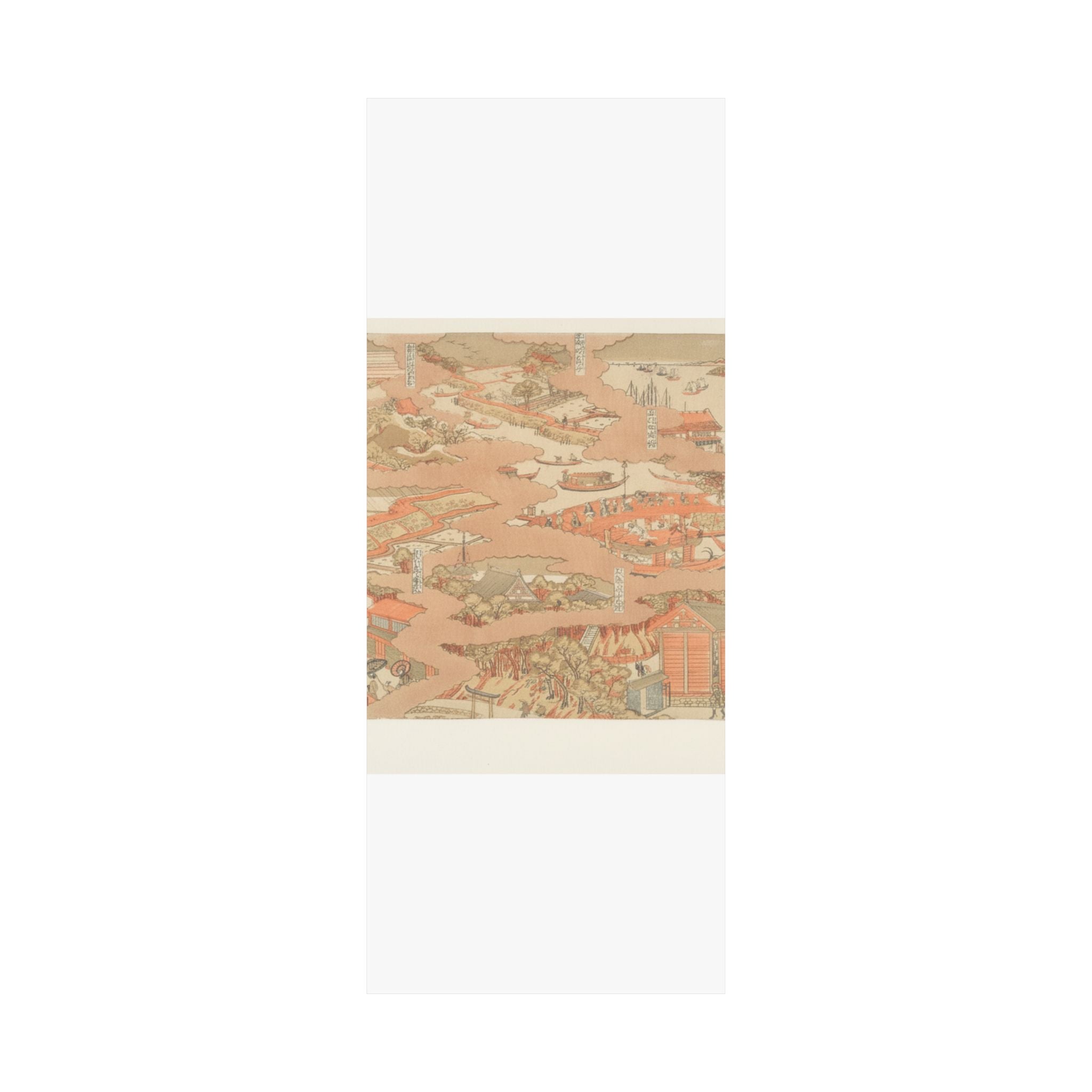 Watercolor — Edo Hakkei No Zu — Matte Poster