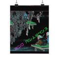 Glitch Culture — Two Pilgrims Gazing At A Tree Festooned With Prayers — Matte Poster