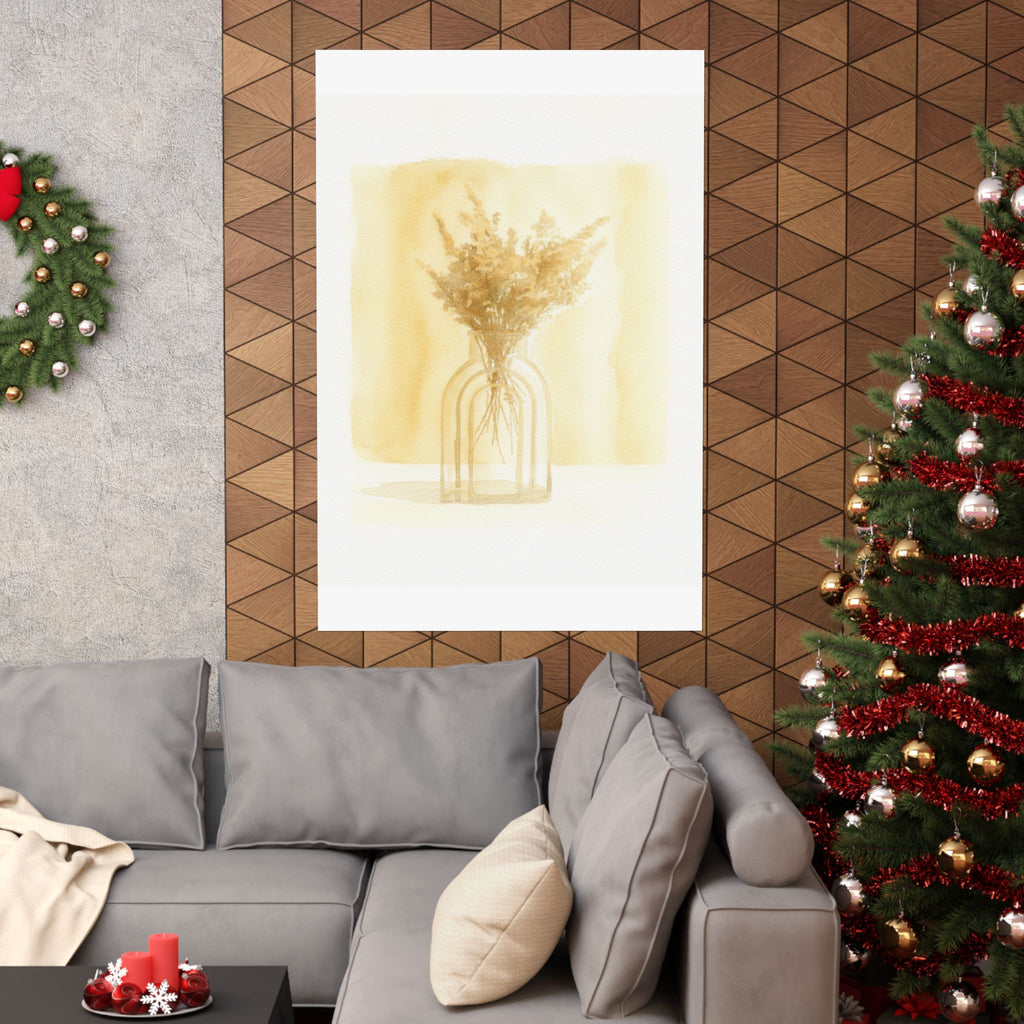 Watercolor — Flowers — Matte Poster
