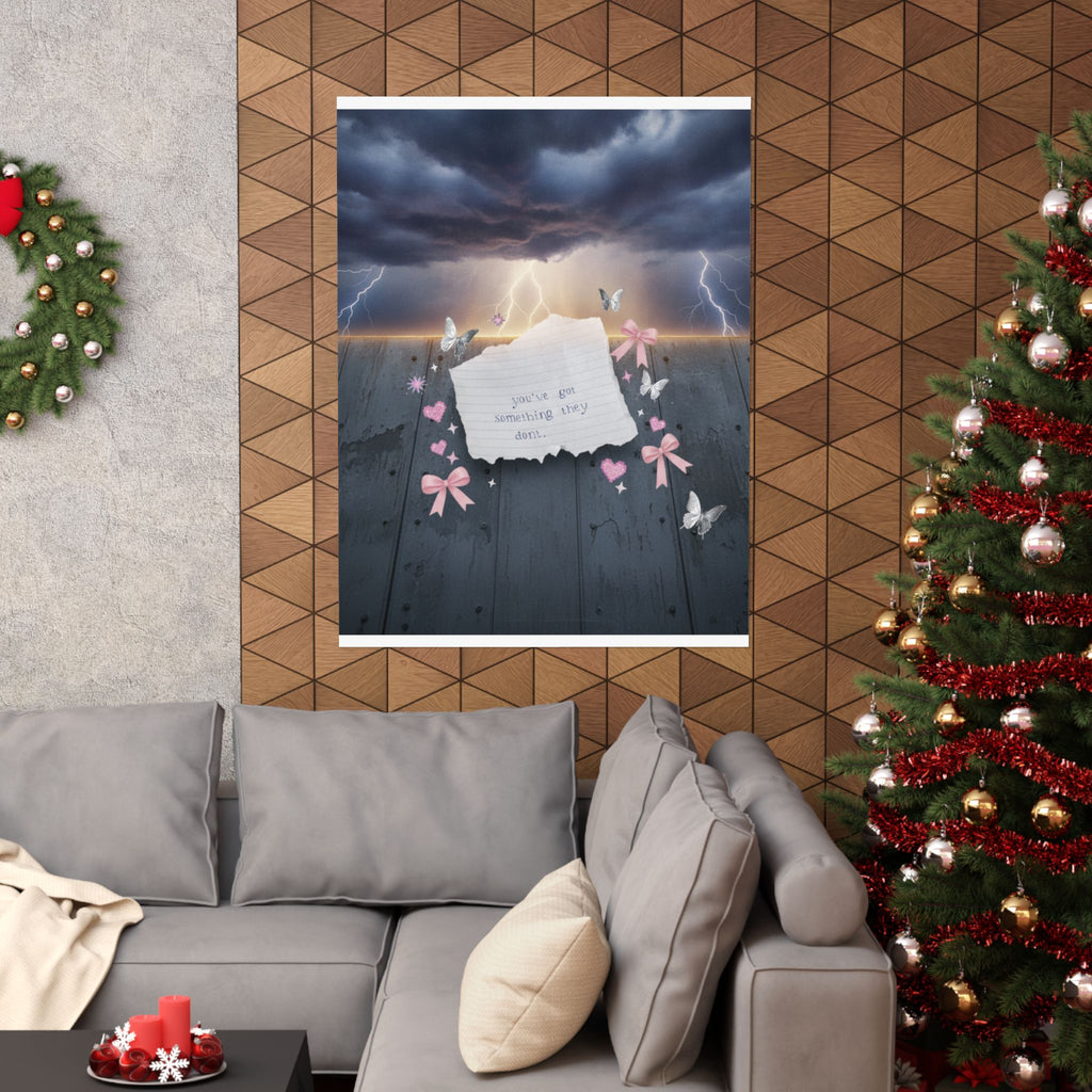 Dramatic Storm — Note — Matte Poster