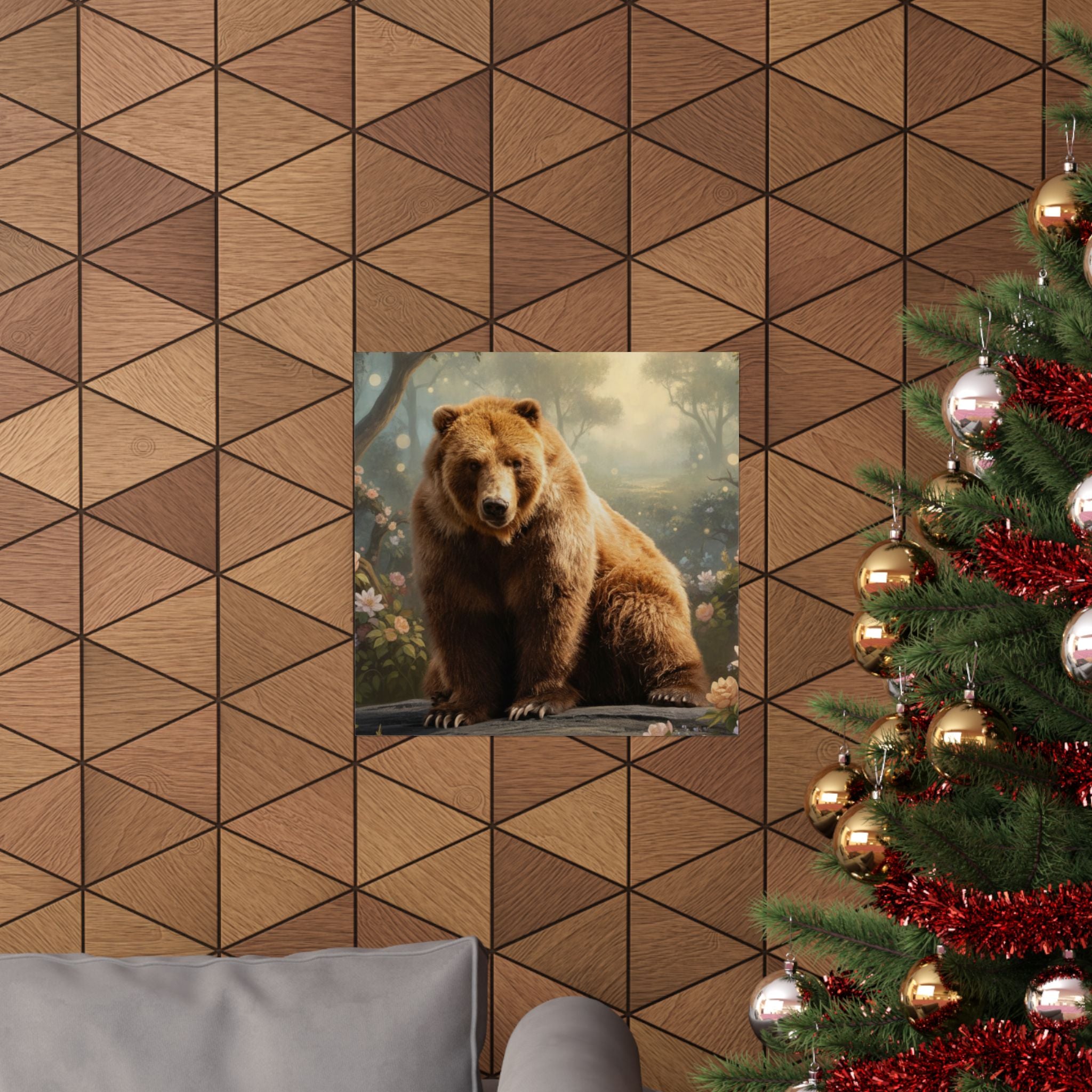 Scenic Nature — Bear — Matte Poster