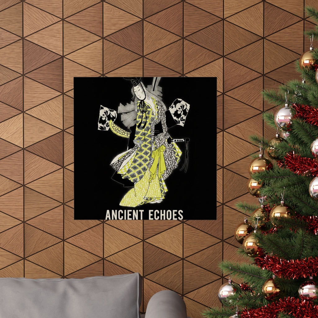 Streetwear Collage — Dancing Girl Wearing A Sword — Matte Poster