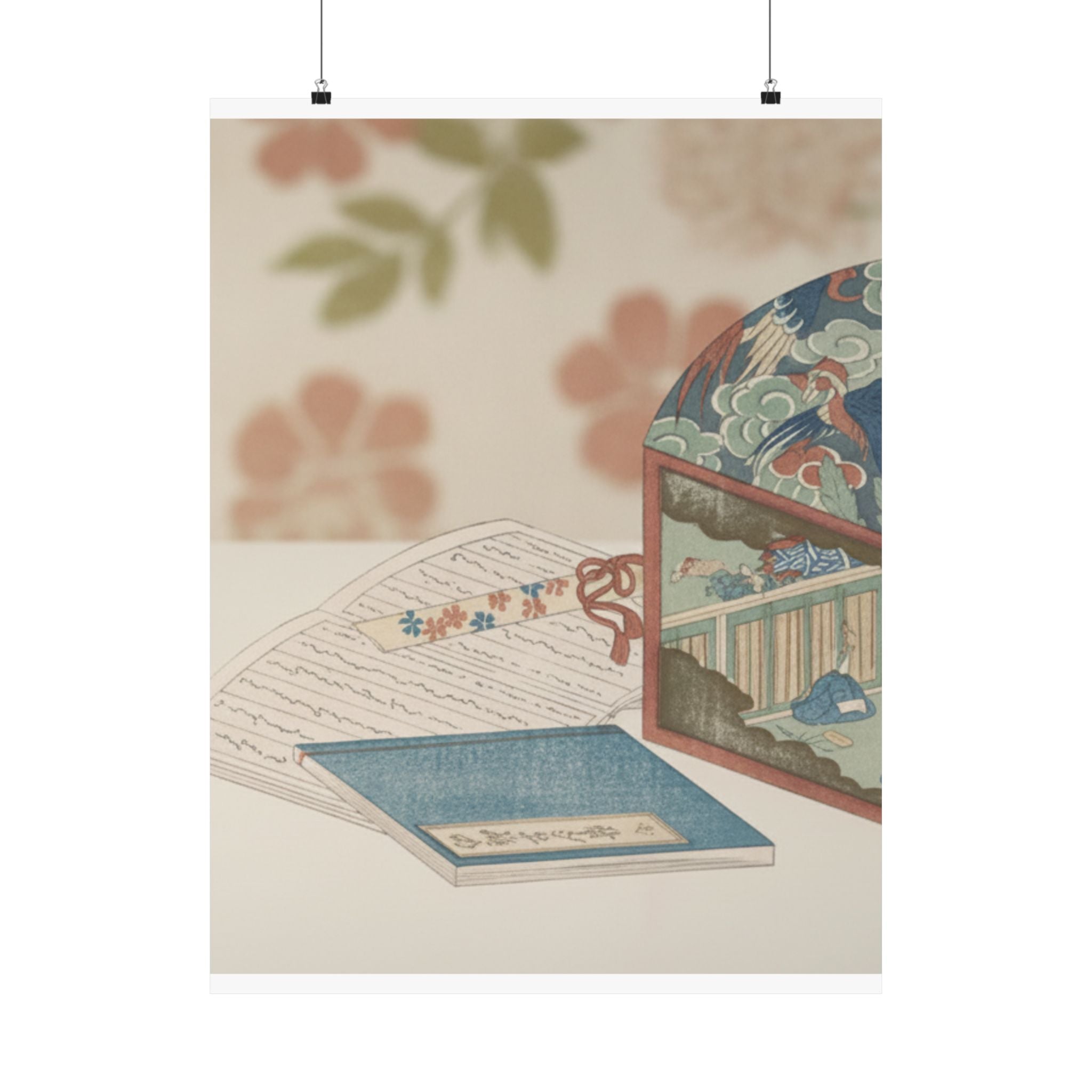 Product Marketing — Box And Books — Matte Poster