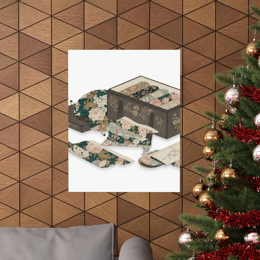 Ecommerce Main — Box With Draperies — Matte Poster