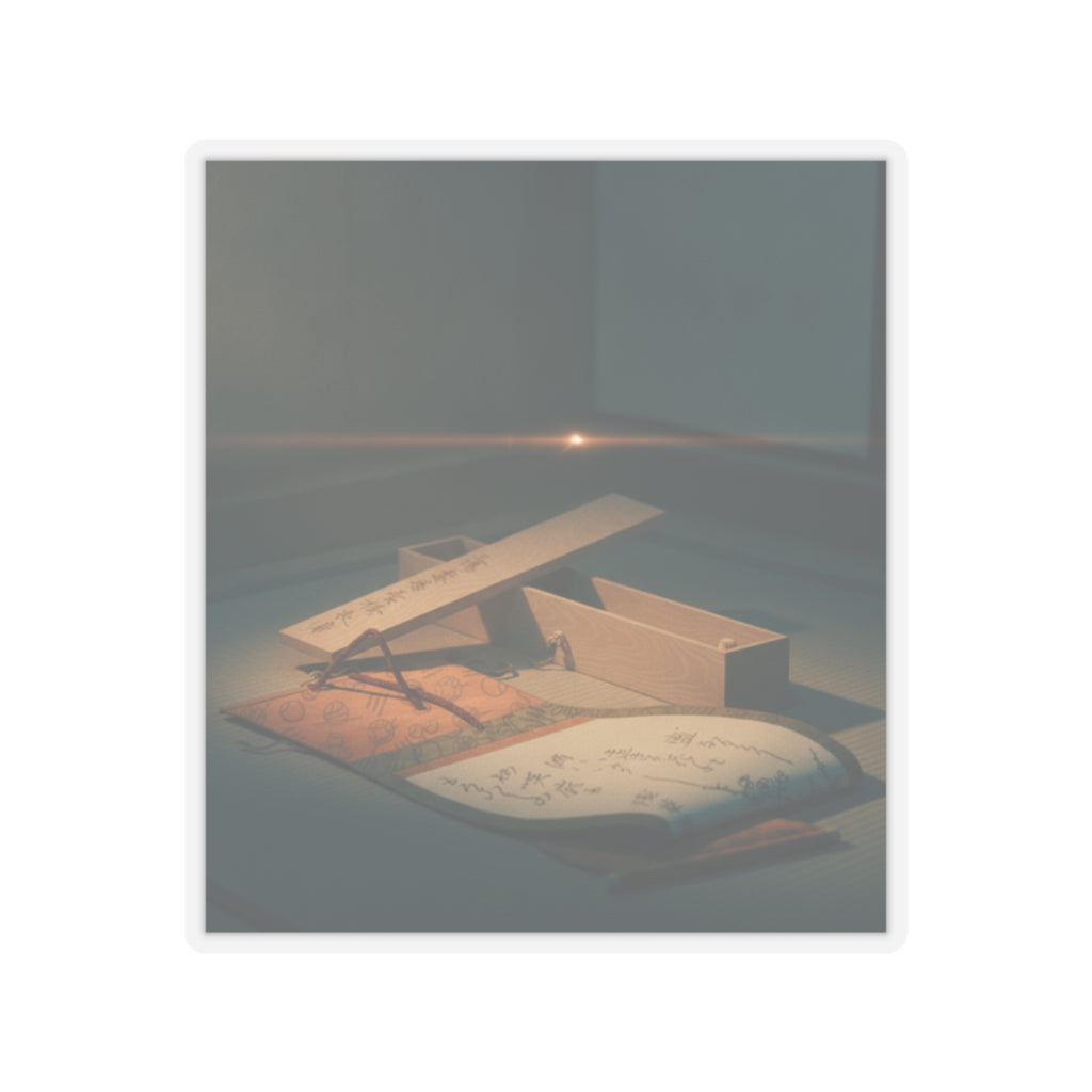 Cinematic — Kakemono And Its Box — Kiss-Cut Sticker