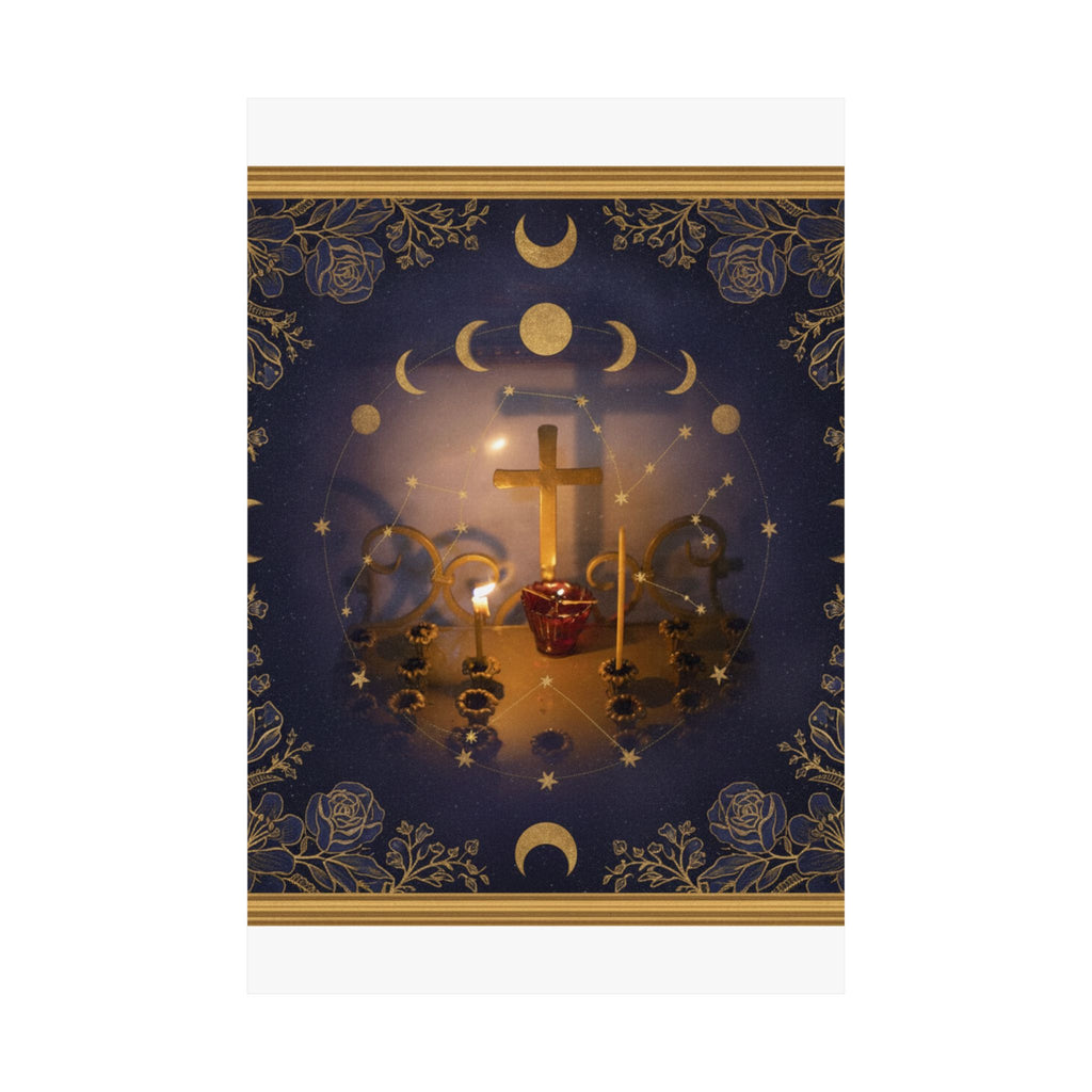 Celestial — Candle — Matte Poster