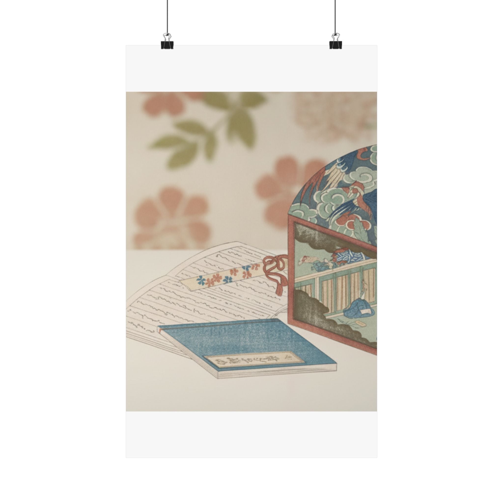 Product Marketing — Box And Books — Matte Poster