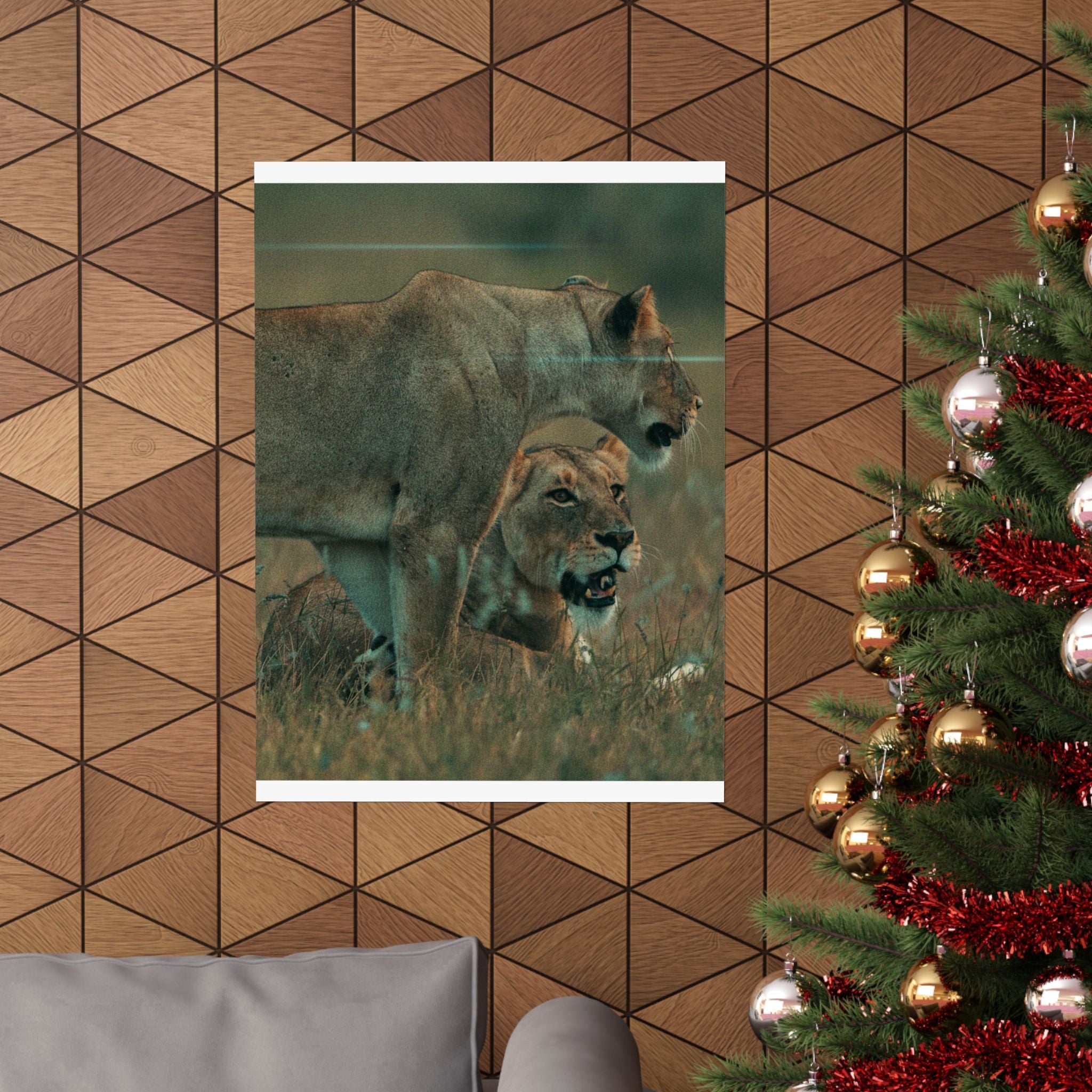 Cinematic — Lions — Matte Poster