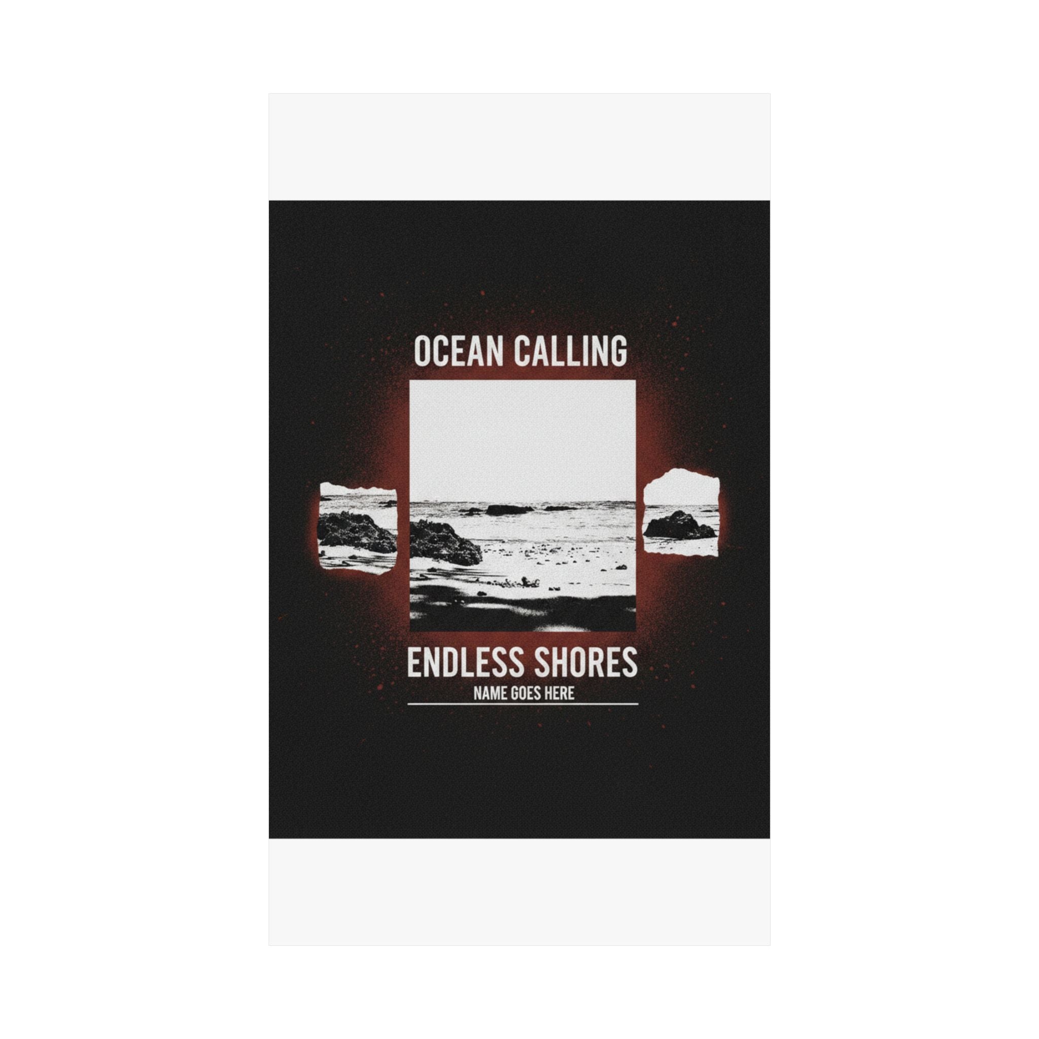 Streetwear Collage — Beach — Matte Poster