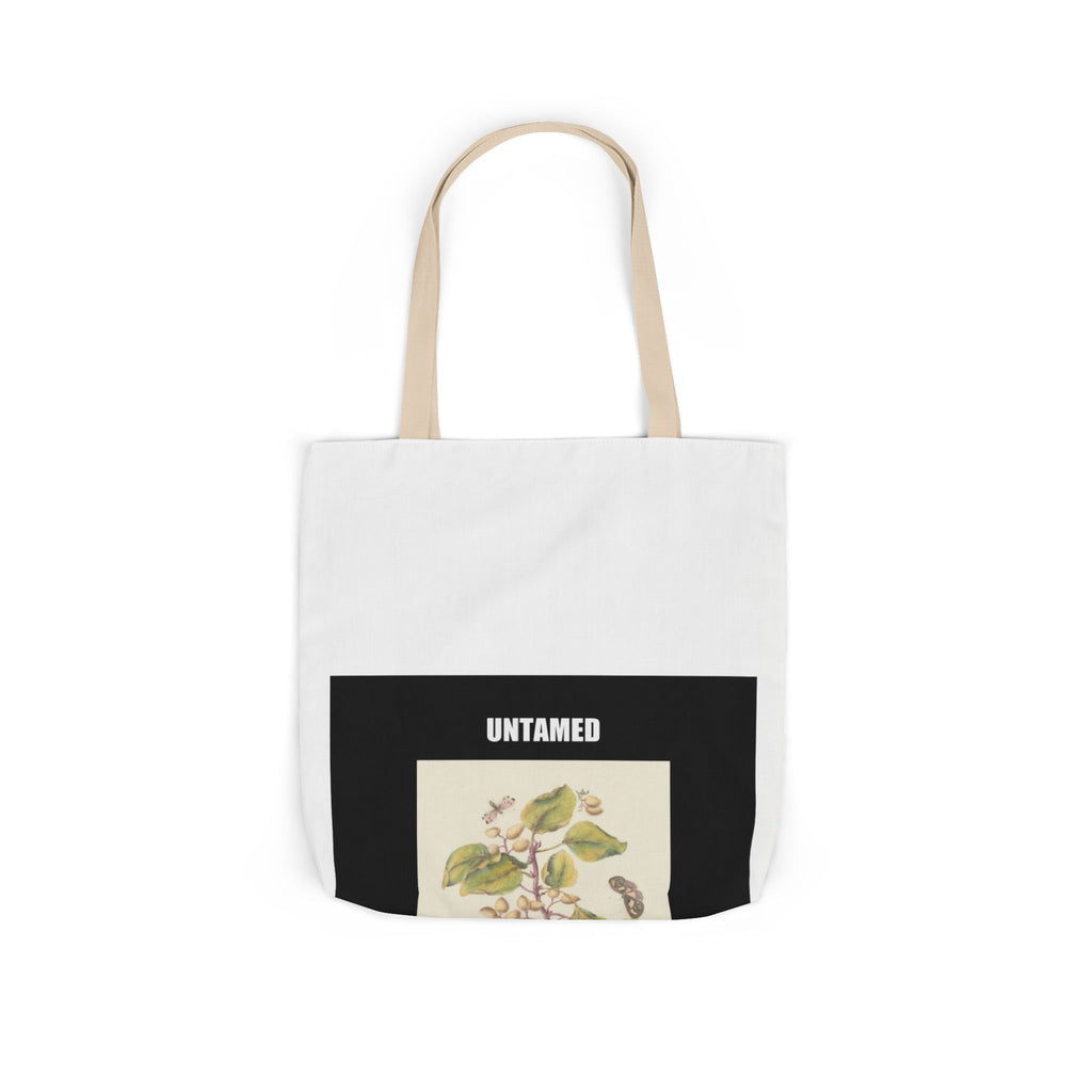 UNTAMED Vintage Botanical Blossom Canvas Tote Bag