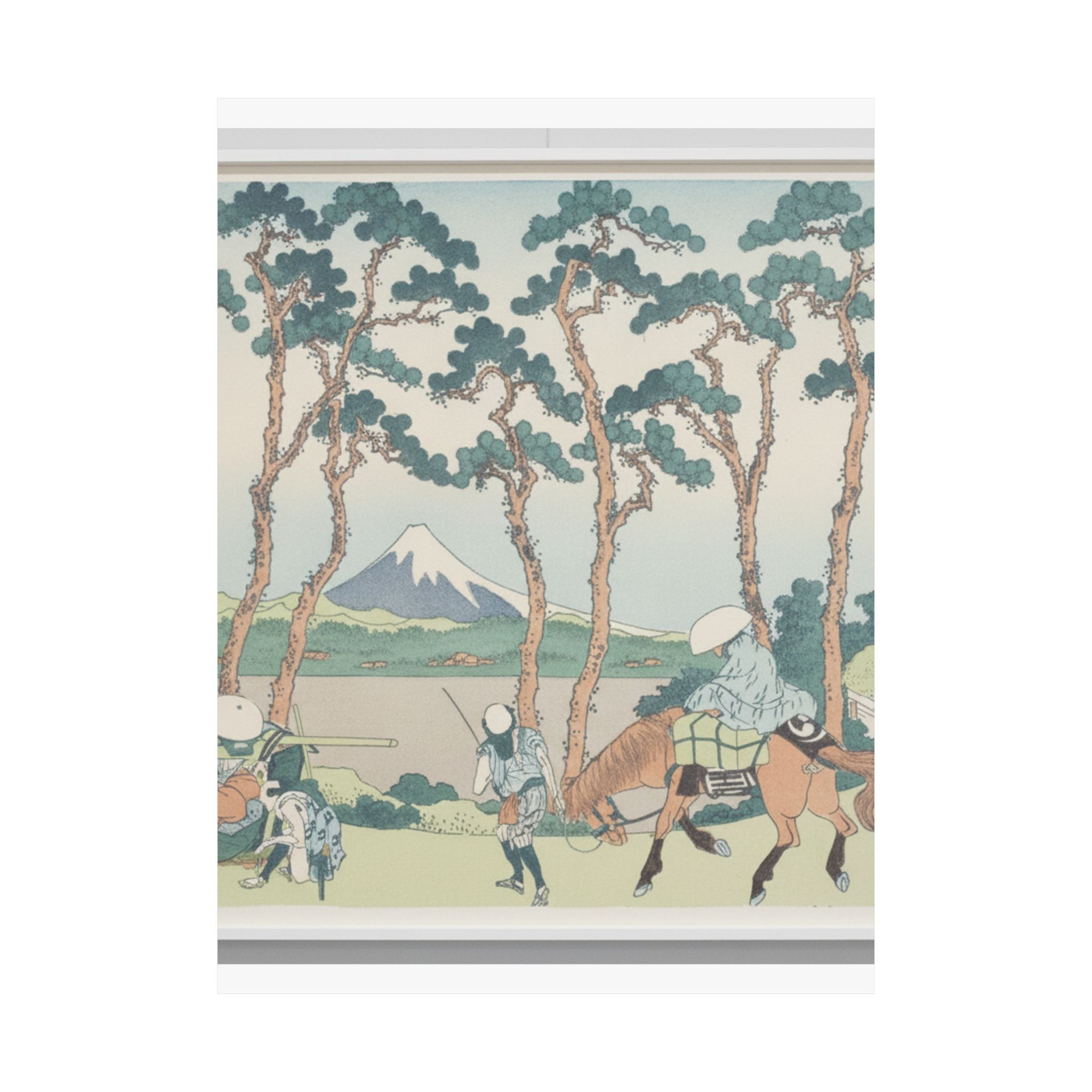 Watercolor — Hodogaya On The Tōkaidō (Tōkaidō Hodogaya), From The Series Thirty-Six Views Of  — Matte Poster