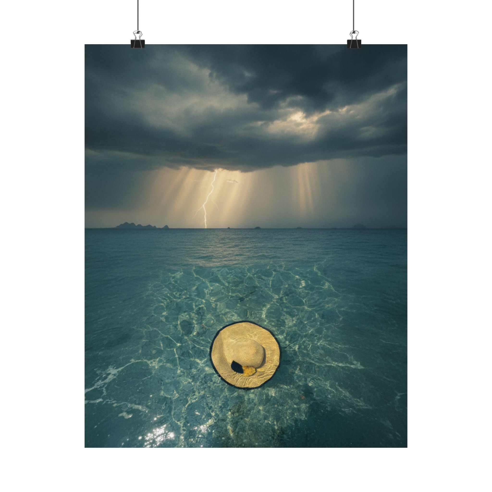Dramatic Storm art print — product view 3