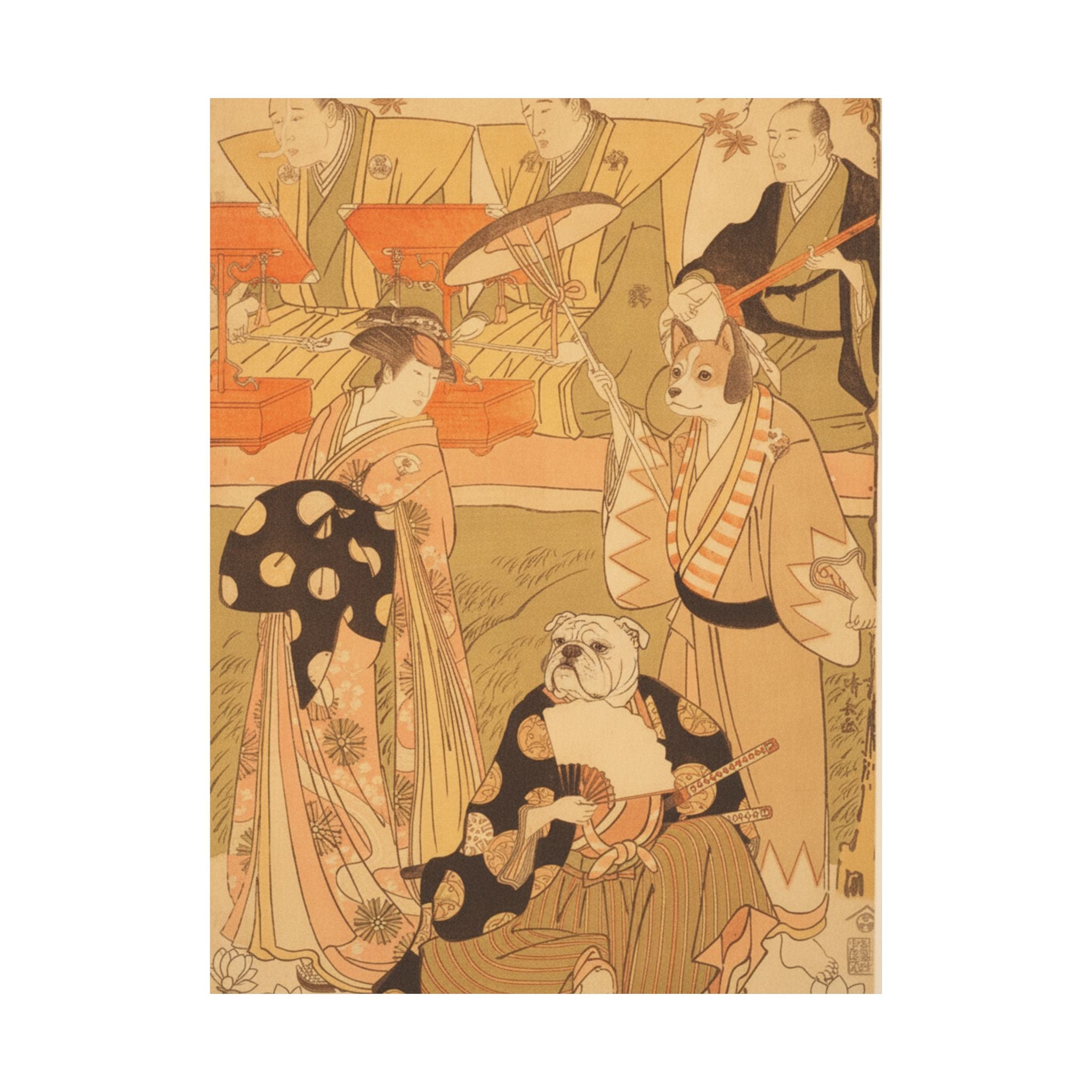 Southern Sunset — Theatrical Scene, With Musicians — Matte Poster