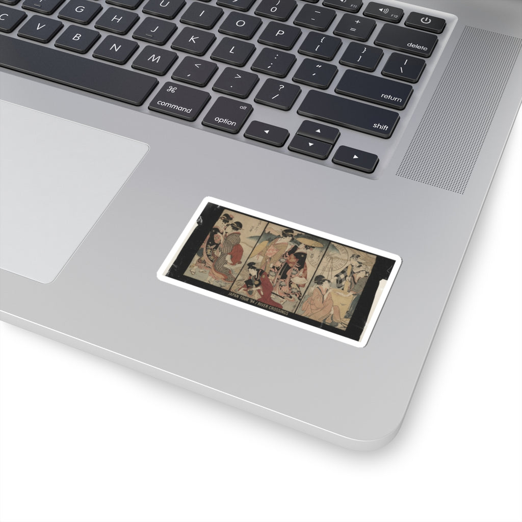 Vintage Bootleg — Women And A Man In The Country; Some Pageant(?) — Kiss-Cut Sticker