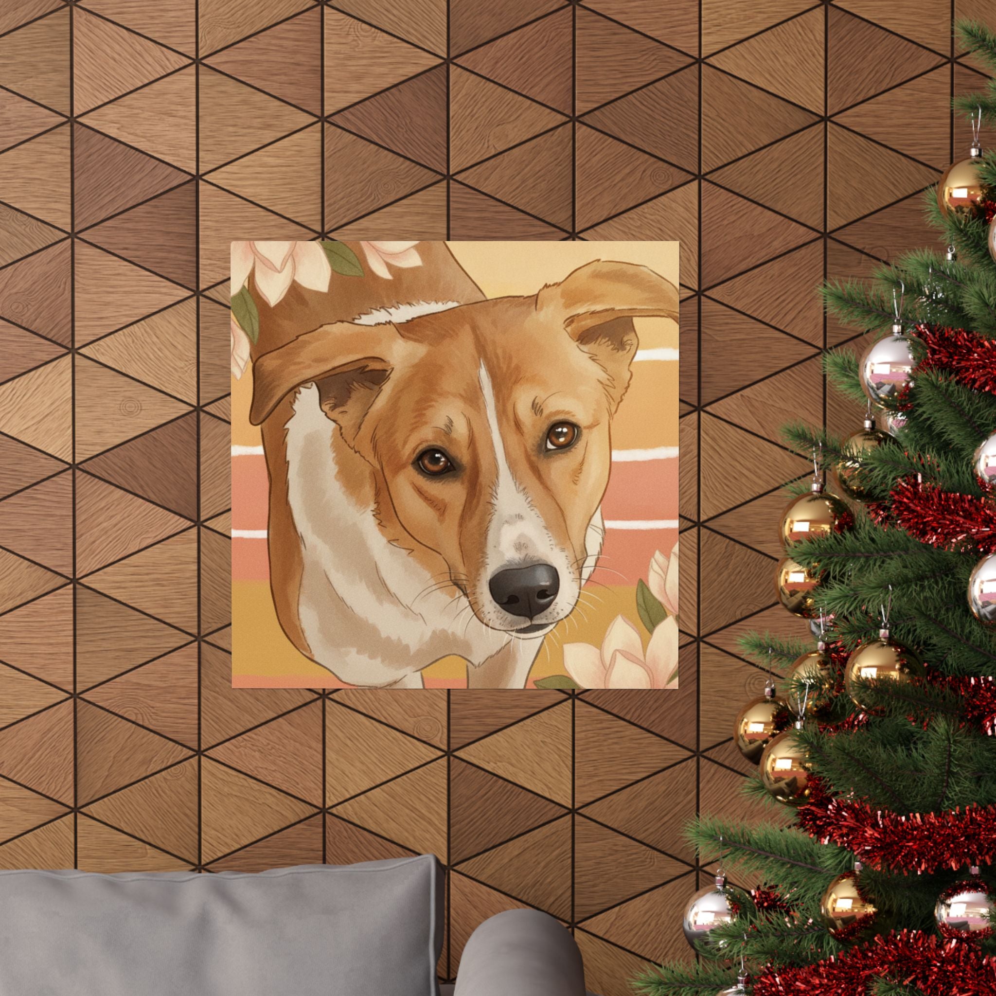Southern Sunset — Dog — Matte Poster