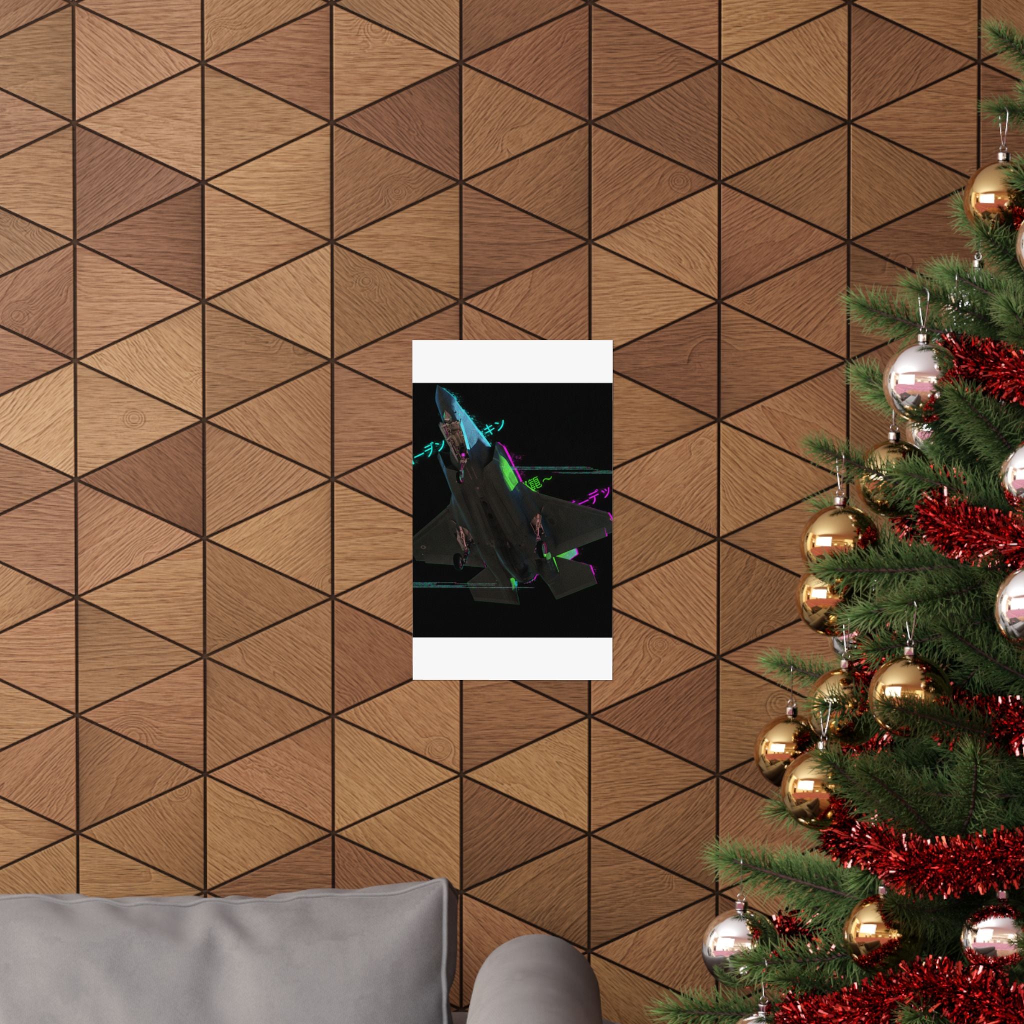 Glitch Culture — Plane — Matte Poster