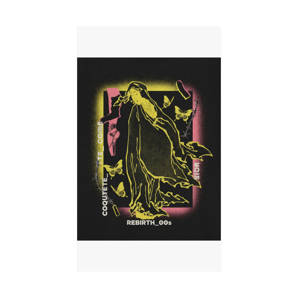 Streetwear Collage — Onna No Daruma — Matte Poster