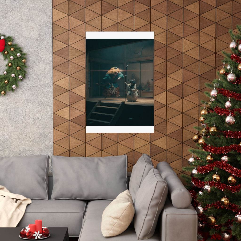 Cinematic — Scene From Noh Dance — Matte Poster