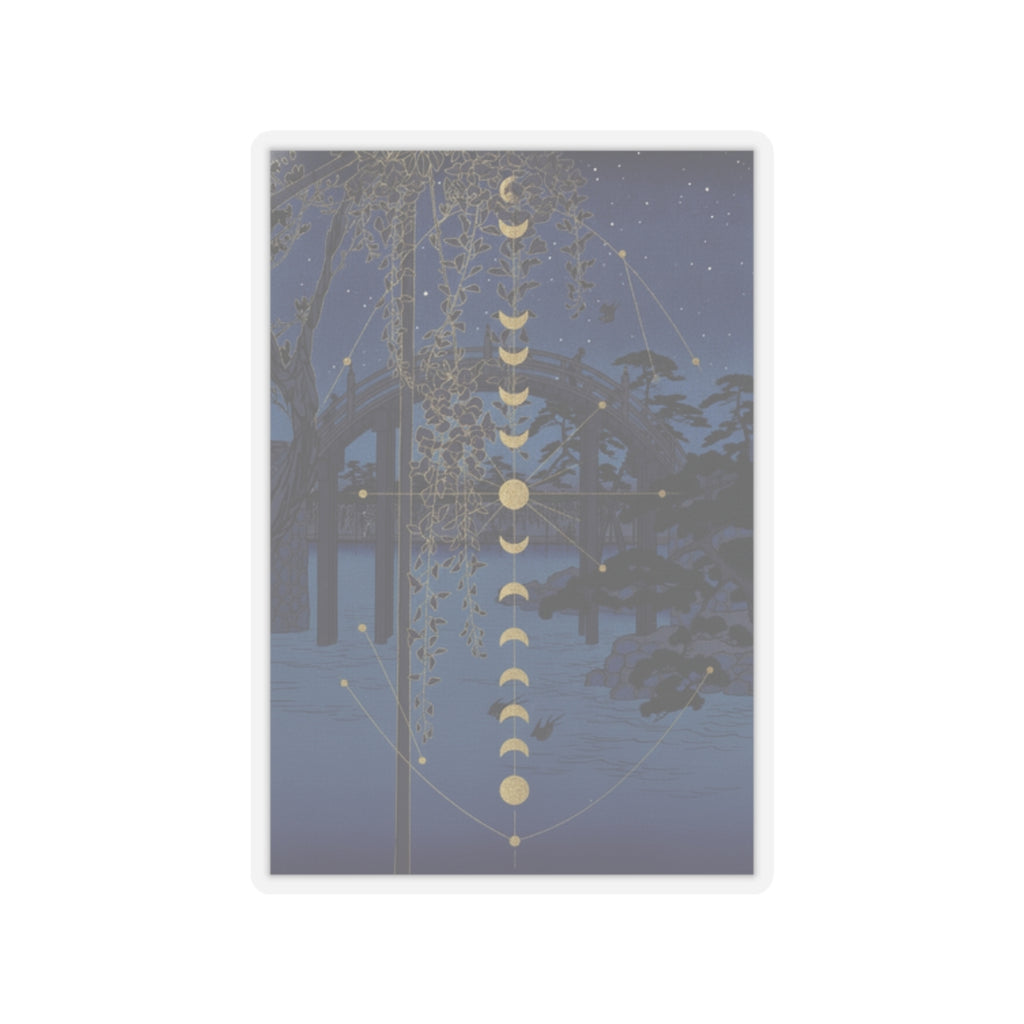 Celestial — In The Kameido Tenjin Shrine Compound — Kiss-Cut Sticker