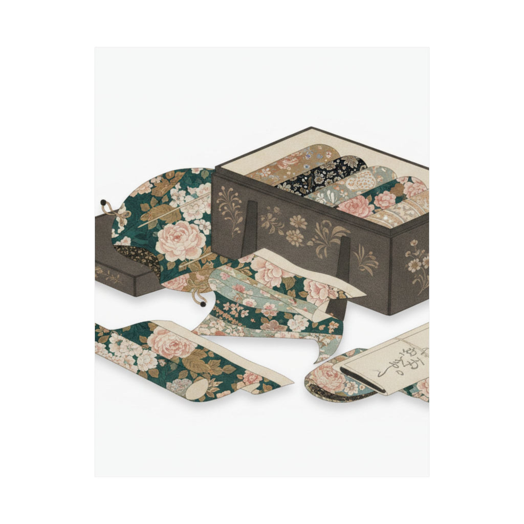 Ecommerce Main — Box With Draperies — Matte Poster