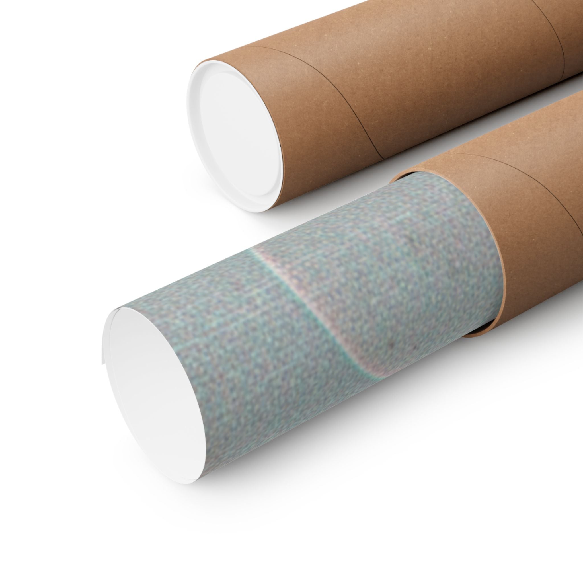 Glitch Culture — Rolls Of Cloth, Cotton And Yarn — Matte Poster