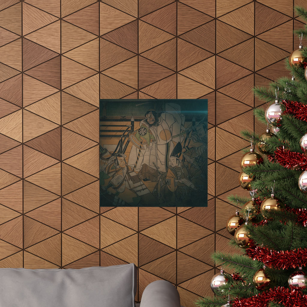 Cinematic — Four Actors In Unidentified Roles — Matte Poster