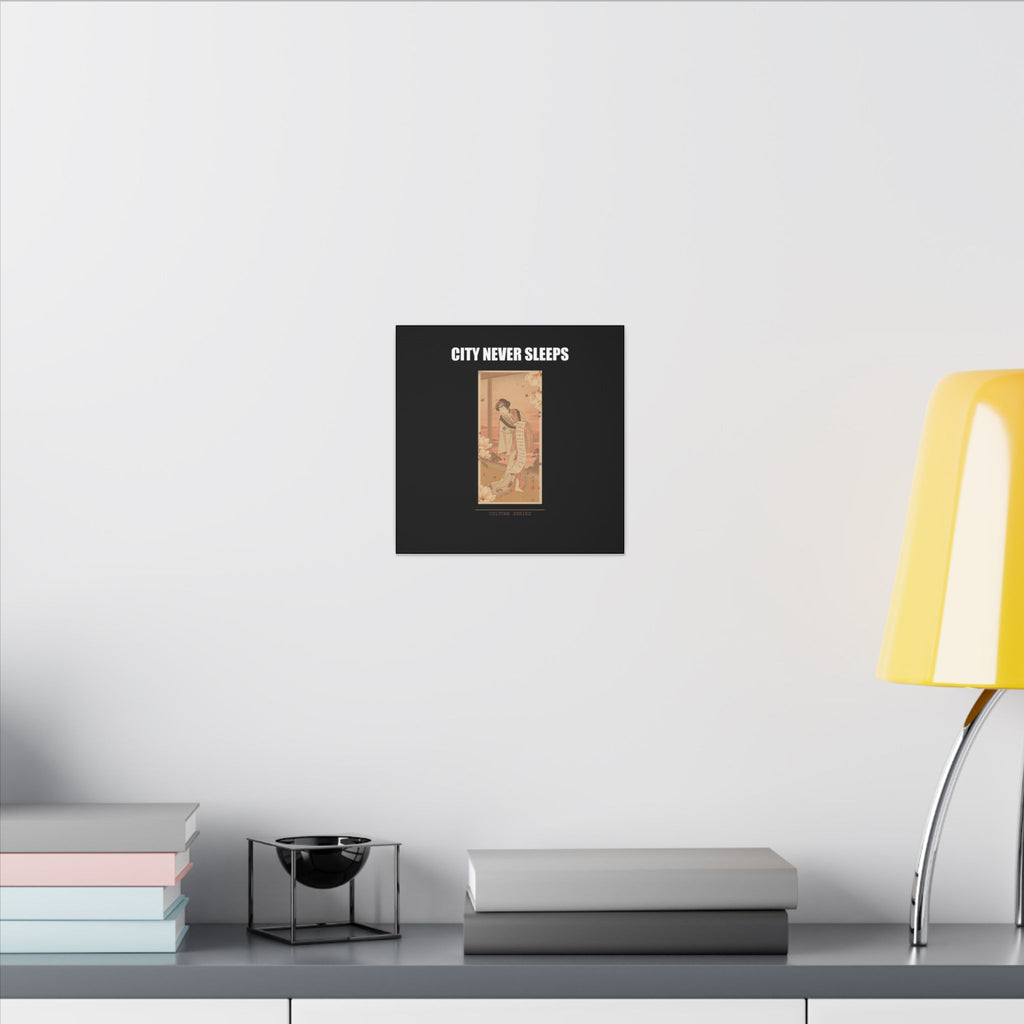 STREET CERTIFIED | The Second Yamashito Kinsaku As A Courtesan Standing In A Room — Matte Canvas