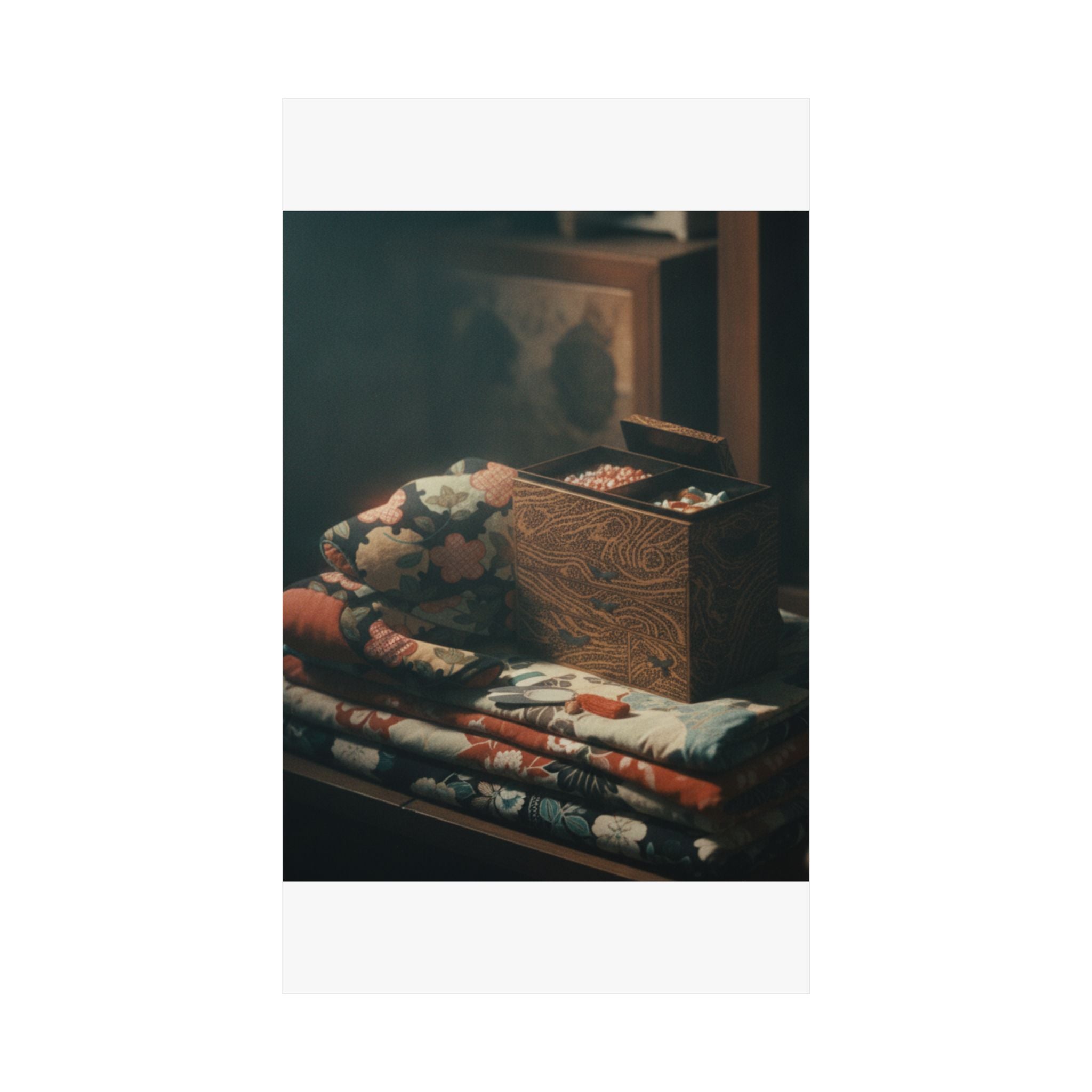Cinematic — Lady'S Work-Box And Bed Clothing — Matte Poster
