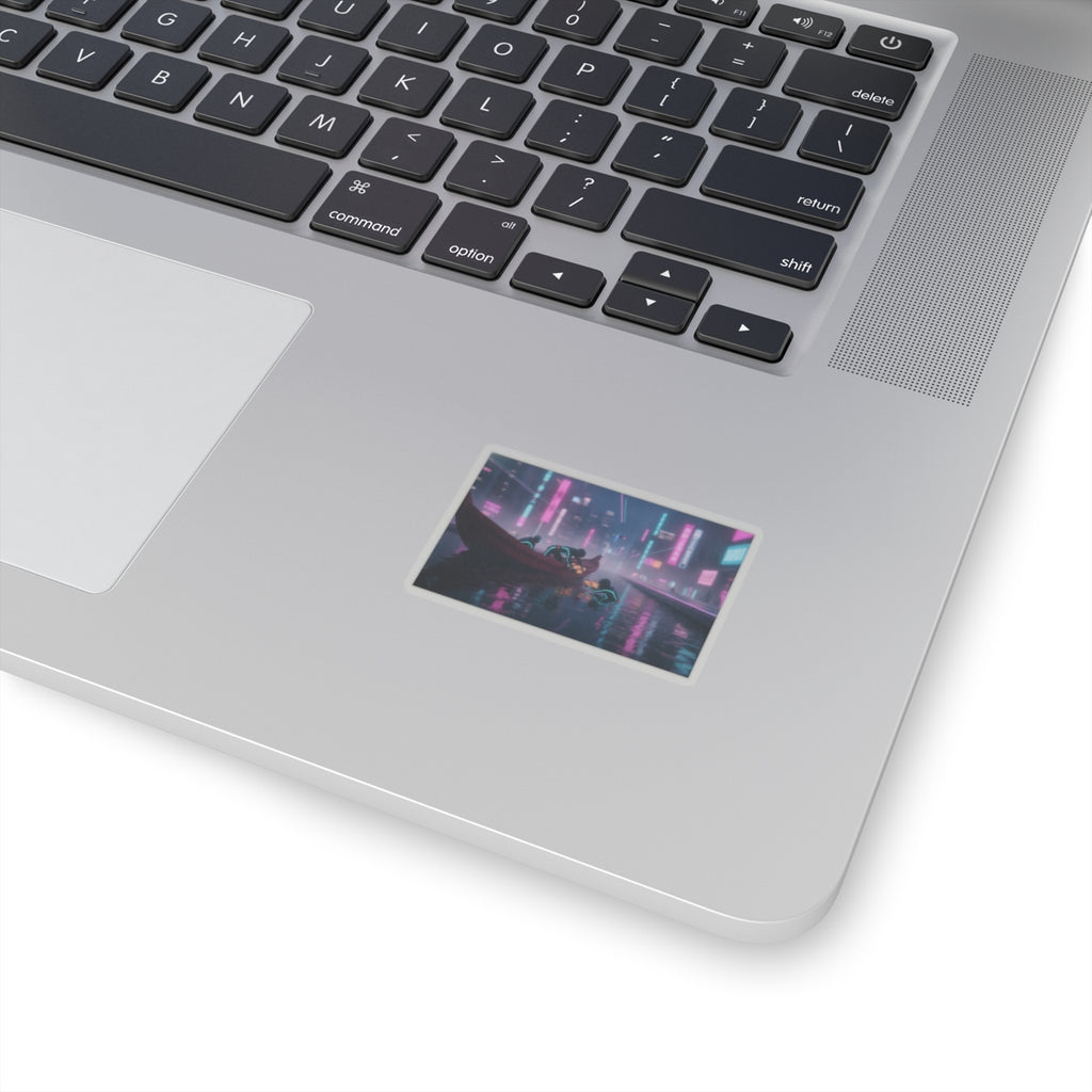 Neon Noir — Seishu Awabi-Tori No Zu — Kiss-Cut Sticker