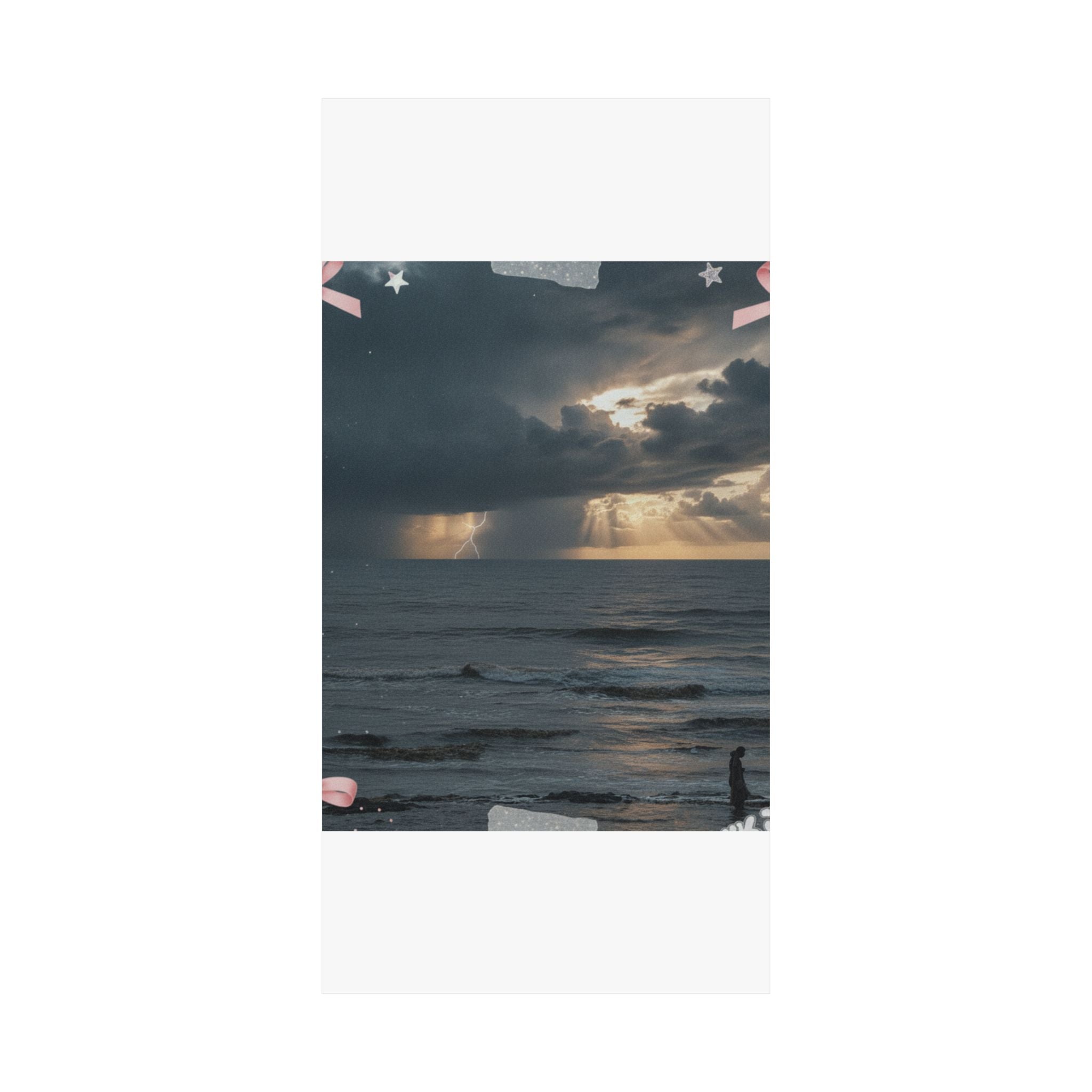 Dramatic Storm — Person — Matte Poster