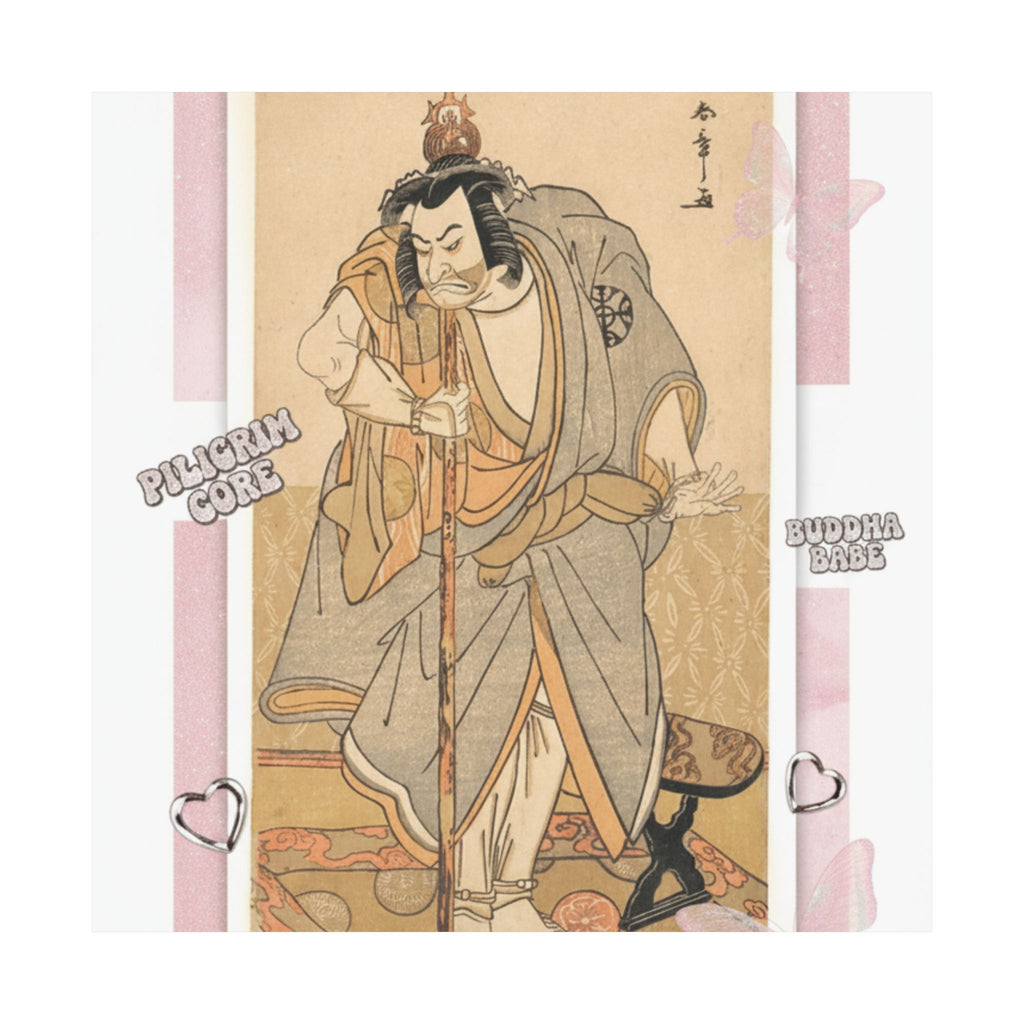 Ecommerce Main — The Actor Nakamura Nakazo As A Rokuju-Rokubu (Pilgrim To Buddhist Temple) — Matte Poster