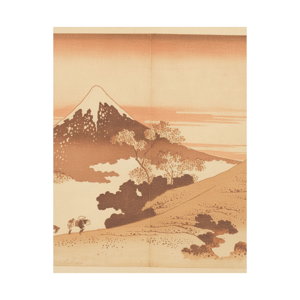 Southern Sunset — Fuji From Inume (?) Pass — Matte Poster