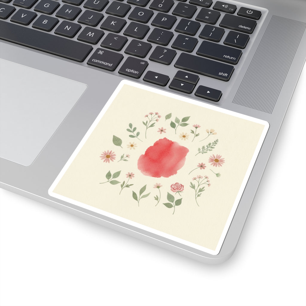 Botanical — Abstract — Kiss-Cut Sticker