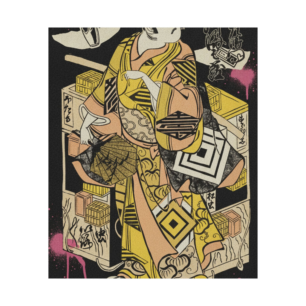 Streetwear Collage — The Actor Ichikawa Danjuro Ii, 1688–1758 — Matte Poster