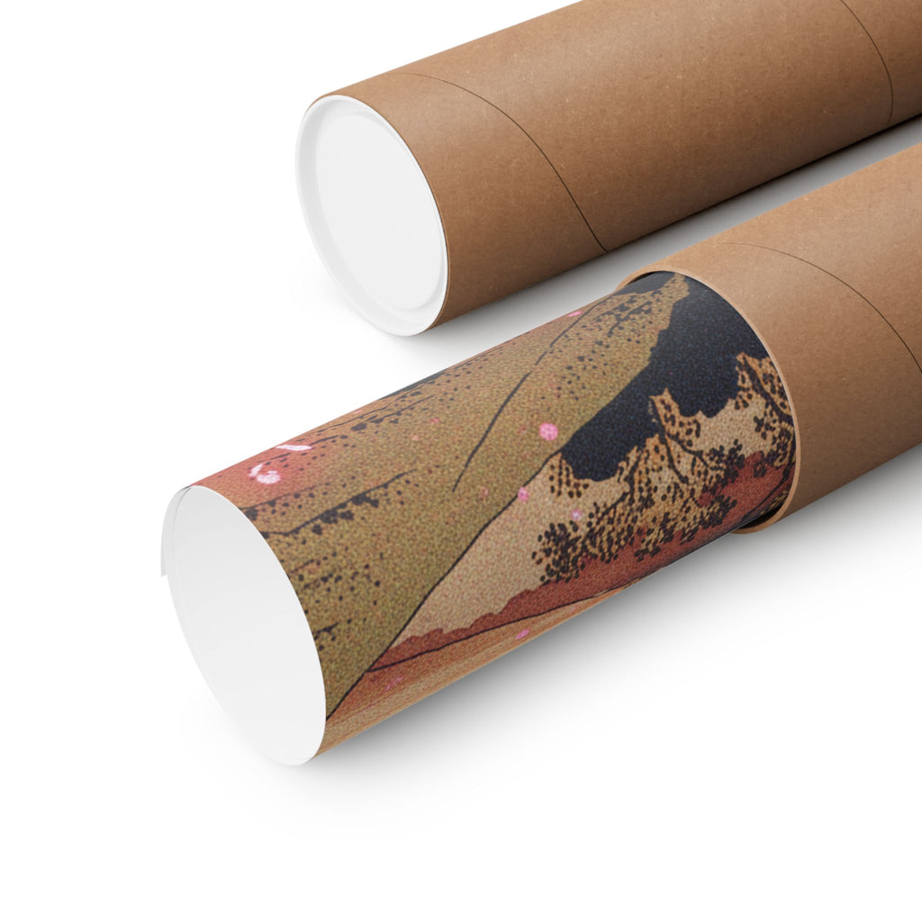 Japanese Street — The Inume Pass In Kai Province (Kōshū Inume Tōge), From The Series Thirty-Six Vi — Matte Poster