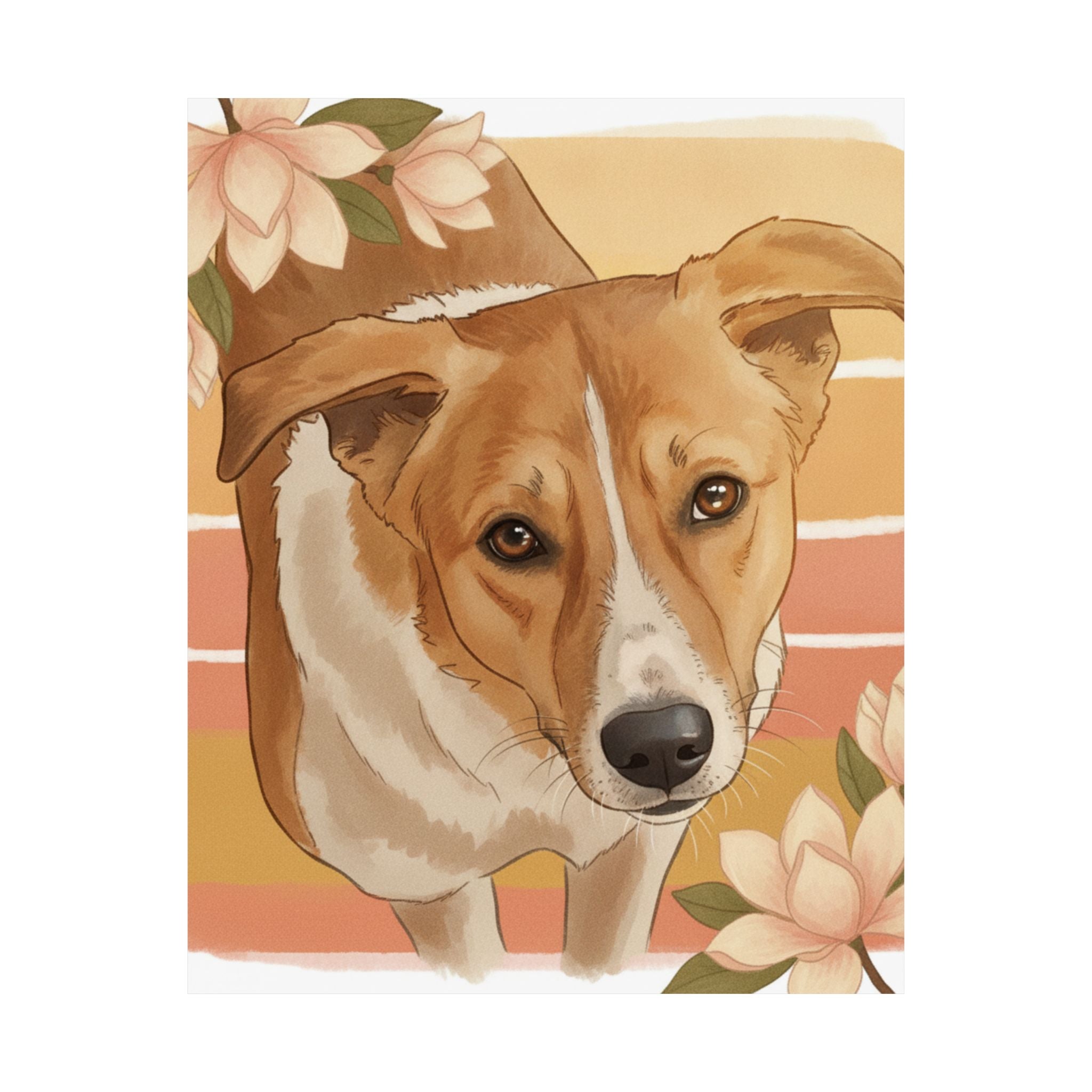 Southern Sunset — Dog — Matte Poster