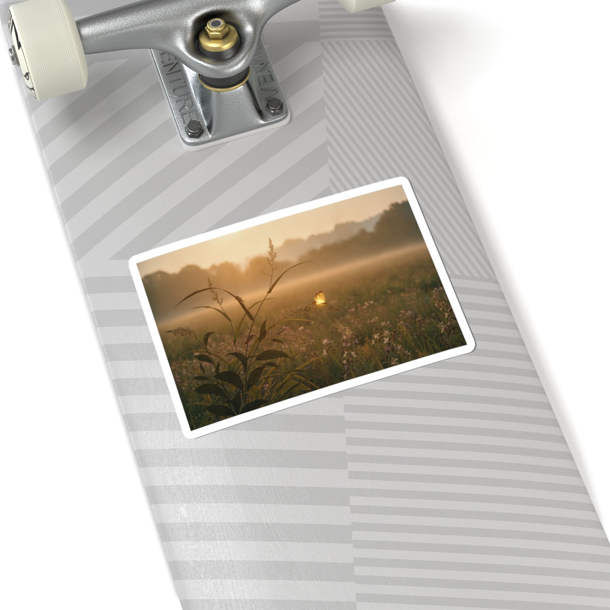 Scenic Nature — Tree Cricket (Matsumushi); Firefly (Hotaru), From The Picture Book Of Crawling C — Kiss-Cut Sticker
