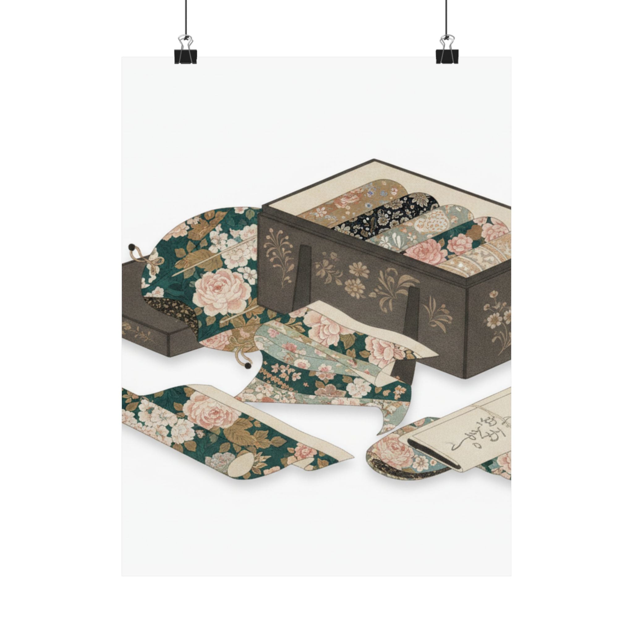 Ecommerce Main — Box With Draperies — Matte Poster