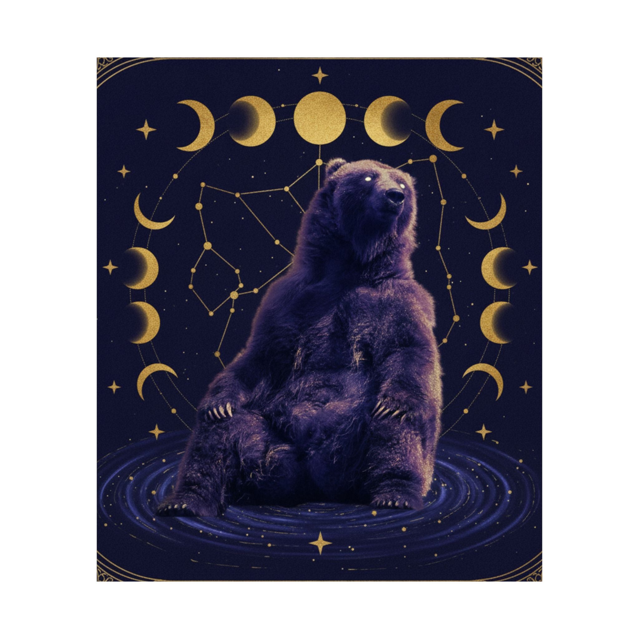 Celestial — Bear — Matte Poster