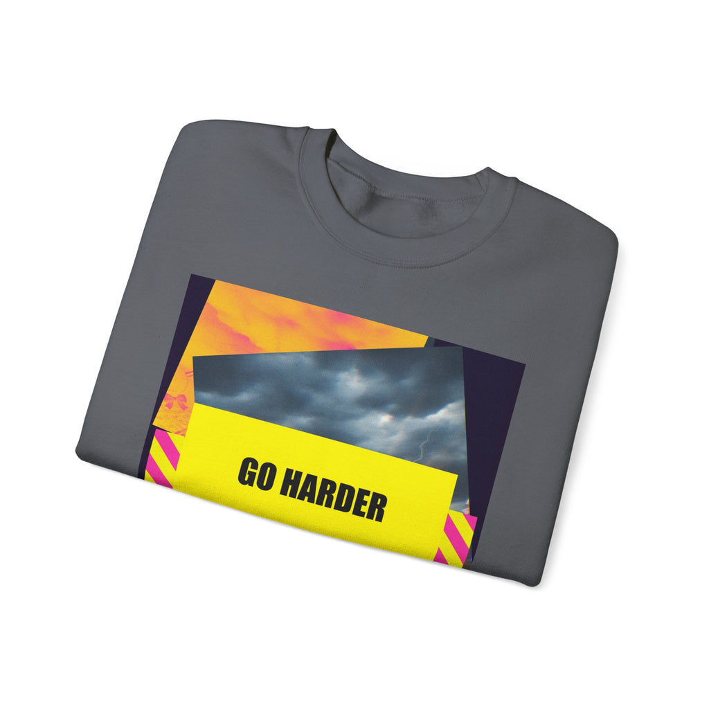 GO HARDER crewneck sweatshirt — product view 3
