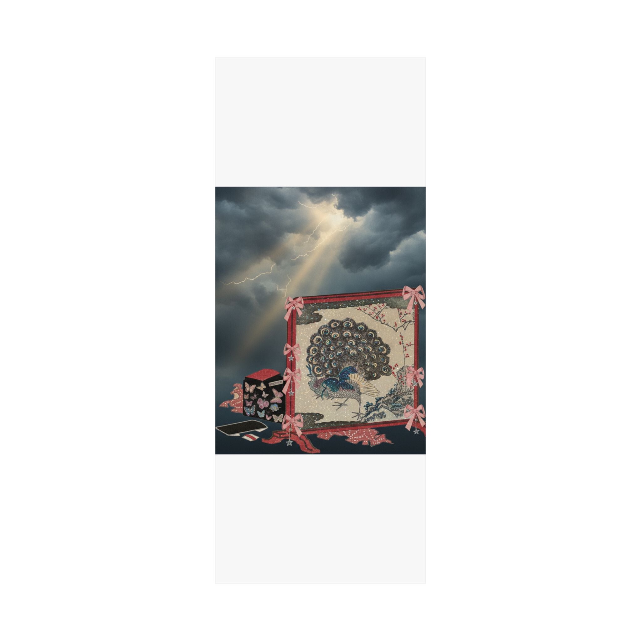 Dramatic Storm — Screen And Lady'S Work-Box — Matte Poster