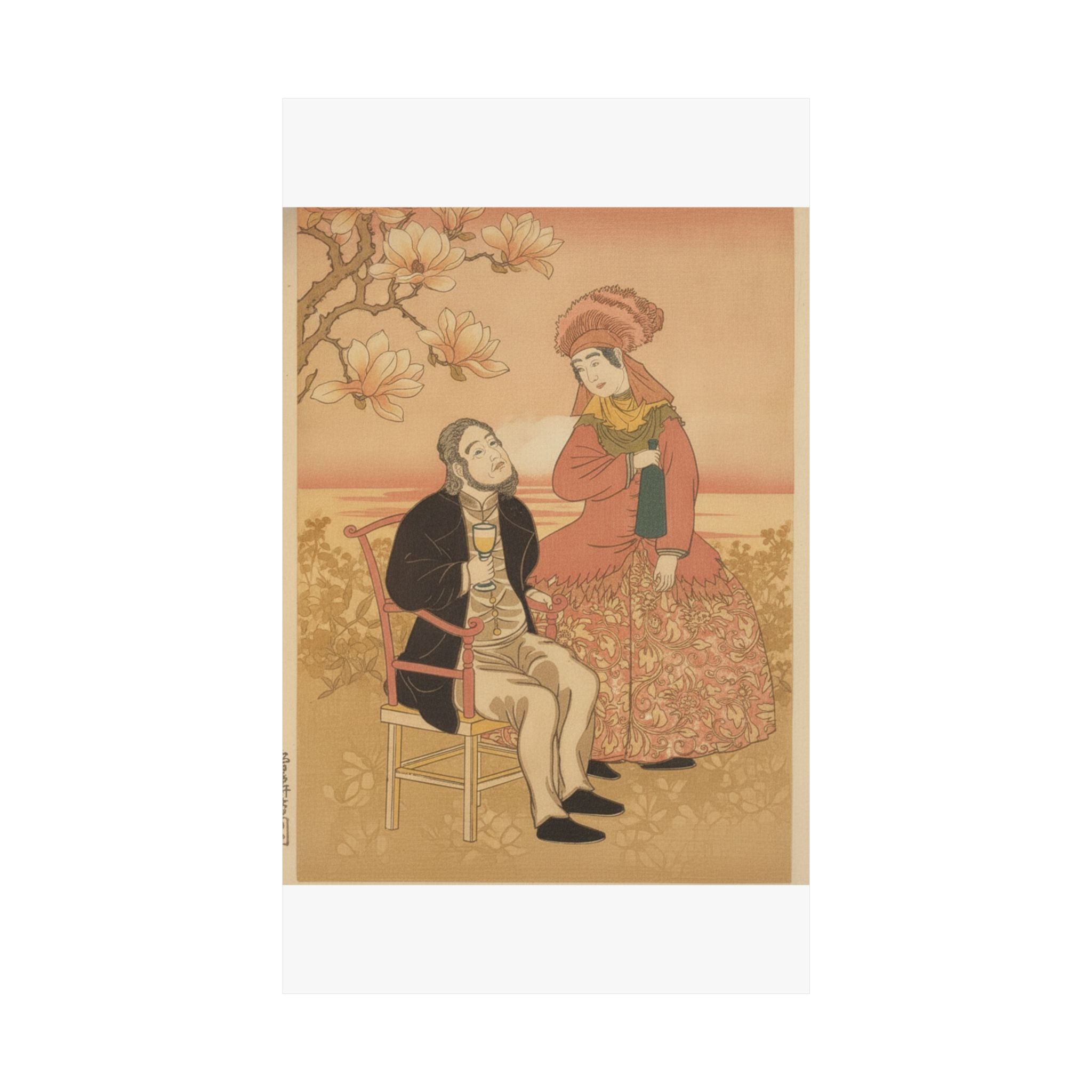 Southern Sunset — France, From The Series Pictures Of People From Foreign Lands (Gaikoku Jinbutsu  — Matte Poster