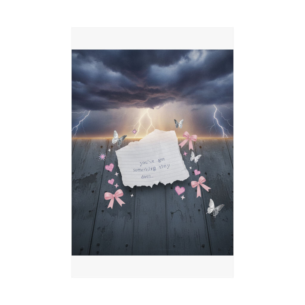 Dramatic Storm — Note — Matte Poster