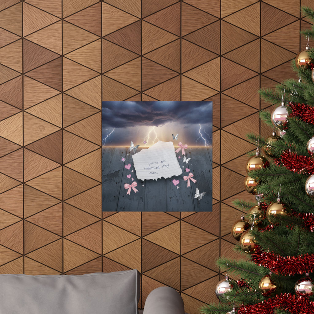Dramatic Storm — Note — Matte Poster