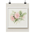 Watercolor — Flower — Matte Poster